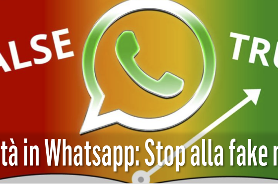 Novità in Whatsapp: Stop alla fake news