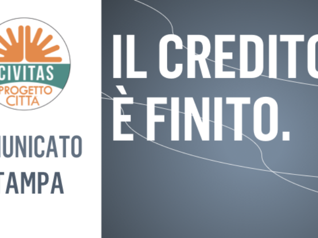 Il credito è finito